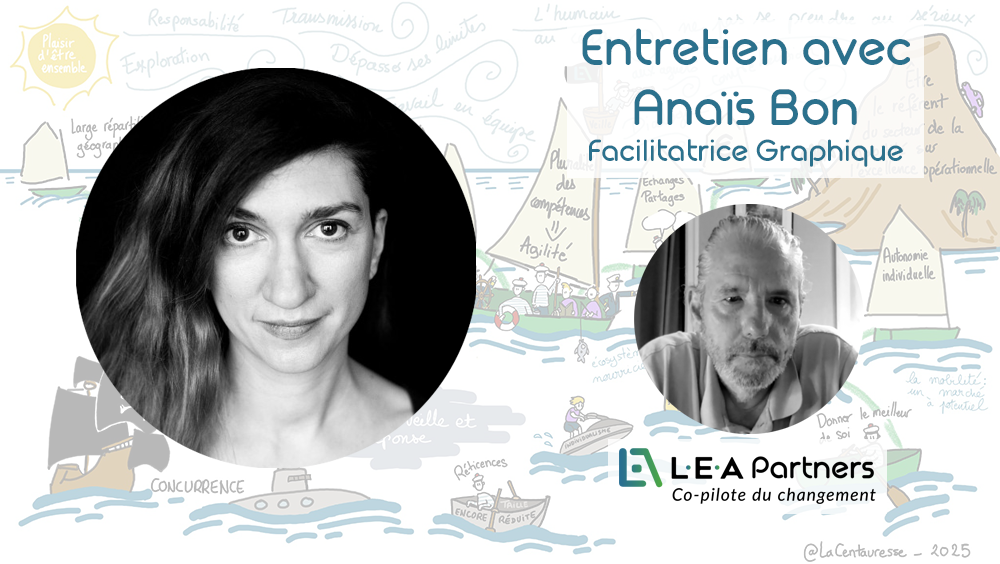 Anaïs Bon entretien avec une faciltatrice graphique