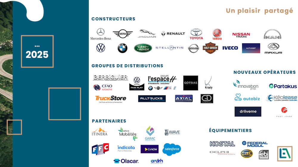 Client et partenaires présentés par leurs logos