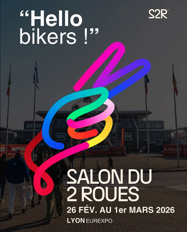 Affiche du salon de la moto 2026